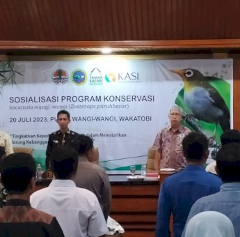 Taman Safari Indonesia Ajak Warga Wakatobi Jaga Kelestarian Burung Kacamata Wangi-wangi