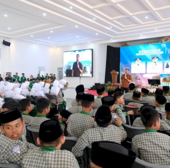 Bupati Gowa Ajak Ratusan Siswa Madrasah Arifah Jadi Bagian Generasi Indonesia Emas 2025