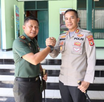 Sinergitas! Dandim 1405 Parepare Terima Kunjungan Kapolres