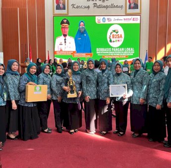 Suguhkan Olahan Pangan Lokal, PKK Gowa Juara Dua Festival B2SA Tingkat Sulsel
