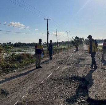 Pemprov Sulsel Mulai Tangani Jalan Rusak di Ruas Anabanua – Malake – Batas Sidrap di Wajo