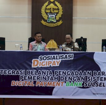 Biro Pengadaan Barjas Sulsel Gelar Sosialisasi Digitalisasi Belanja Pemerintah