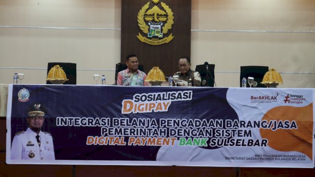 Biro Pengadaan Barjas Sulsel Gelar Sosialisasi Digitalisasi Belanja Pemerintah