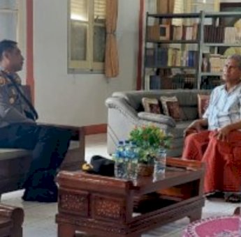 Jalin Silaturahmi, Kapolres AKBP Joni Mahardika Kunjungi Istana Keuskupan Agung Ende