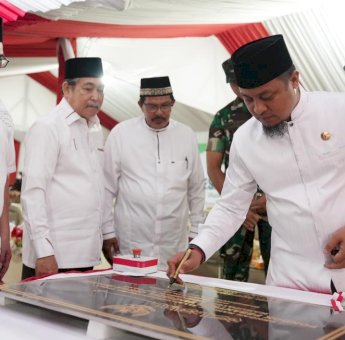 Diresmikan Gubernur Andi Sudirman, Ponpes Tahfidzul Qur&rsquo;an Ibrahim Sidrap Diharapkan Lahirkan Generasi Unggul