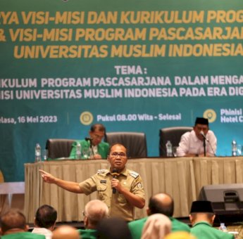 Jadi Pemateri di Lokakarya Kurikulum Pascasarjana UMI, Danny Paparkan Makassar Dua Kali Tambah Baik