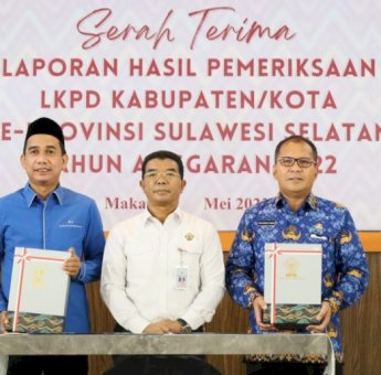 Berkat Kepemimpinan Danny-Fatma, Makassar Kembali Raih WTP LKPD TA 2022
