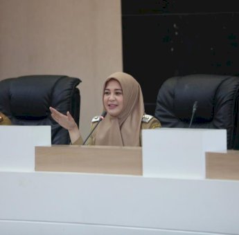 Dampingi Wawali, Indira Yusuf Ismail Ikuti Rapat Persiapan Rakernas APEKSI