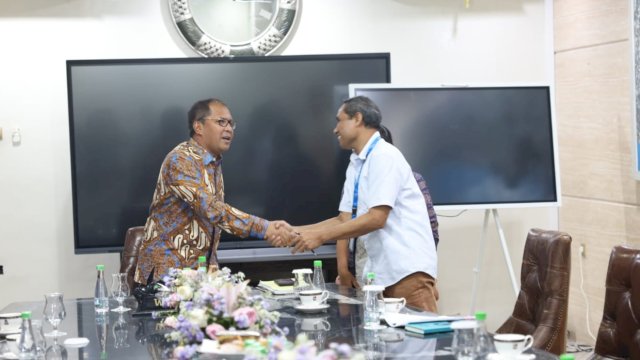 Wali Kota Makassar, Moh Ramdhan Pomanto saat menerima kunjungan UNICEF dalam rangka kerja sama Pemkot Makassar-UNICEF di kediamannya di Jalan Amirullah, Jumat (9/6/2023). (Foto: Istimewa)