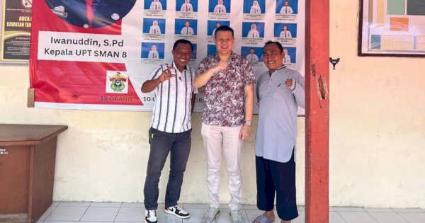 Kunker di SMA Negeri 8 Makassar, Edward Horas Awasi Pelaksanaan PPDB Berbasis Sistem Zonasi