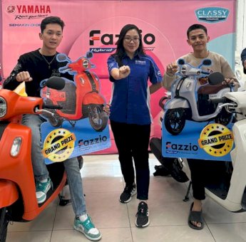 Rayakan Yamaha Day 2023, PT SJAM Ajak 100 Konsumen Fazzio Rolling City dan Nonton Konser