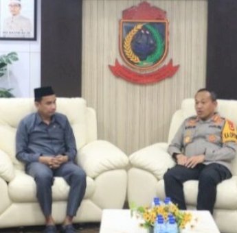 Silaturahmi, Pimpinan DPRD Makassar Terima Kunjungan Kapolrestabes Makassar