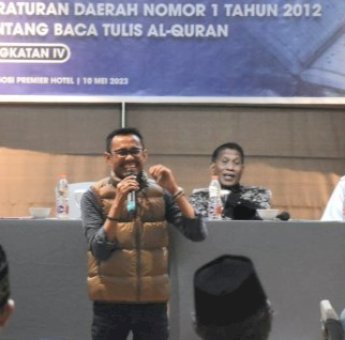 Gelar Sosper, Sahruddin Said Sosialisasikan Perda Baca Tulis Alquran