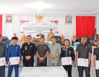 DPRD Gelar Rapat Paripurna Penyampaian Pertanggungjawaban APBD dan Raperda 2022 Pj Bupati Buteng