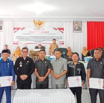 DPRD Gelar Rapat Paripurna Penyampaian Pertanggungjawaban APBD dan Raperda 2022 Pj Bupati Buteng