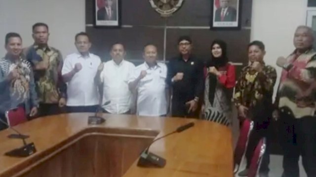 Kunjungan DPRD Buton Tengah ke Dinas PUPR Provinsi Sulawesi Tenggara. (Istimewa)