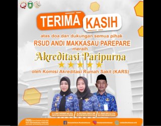 RSUD Andi Makkasau Capai Akreditasi Paripurna, Taufan Pawe Sampaikan Selamat