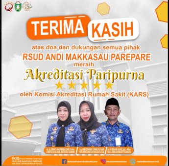 RSUD Andi Makkasau Capai Akreditasi Paripurna, Taufan Pawe Sampaikan Selamat