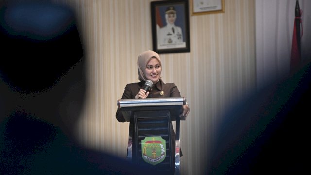 Buapti Luwu Utara Indah Putri Indriani.