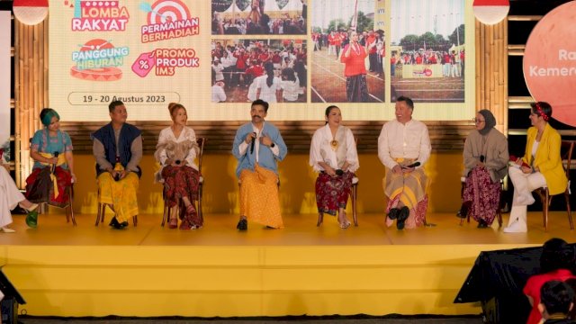 Director and Chief Commercial Officer Indosat Ooredoo Hutchison, Ritesh Kumar Singh saat menghadiri Kampanye “Rayakan Kemerdekaanmu dengan Freedom Internet”, Kamis (10/08/2023). (Dok. Indosat Ooredoo Hutchison (IOH)