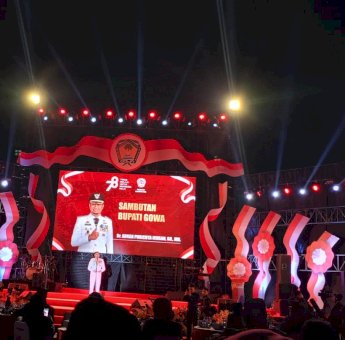 Bupati Gowa Terimakasih ke Paskibraka Berhasil Kibarkan Sang Merah Putih Dengan Sempurna