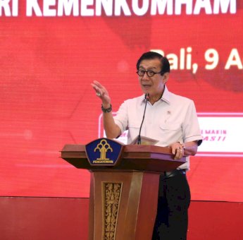 Menkumham Dorong Keterlibatan APH Samakan Presepsi Terkait KUHP Baru