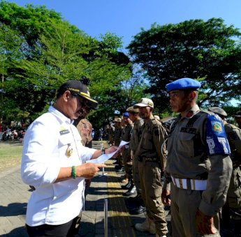 Wabup Gowa Tekankan Personel Satpol-PP Harus Humanis Lewat Salam, Sapa dan Senyum