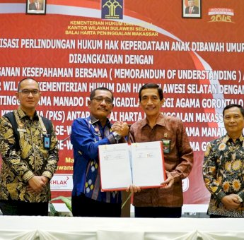 Kemenkumham Sulsel dan Pengadilan Tinggi Agama Manado dan Gorontalo Siap Tingkatkan Kualitas Layanan