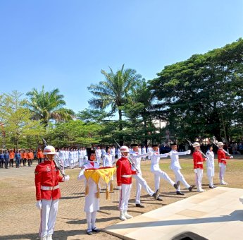 Paskibraka Kabupaten Gowa Berhasil Kibarkan Bendera di HUT RI Ke-78 Dengan Sempurna