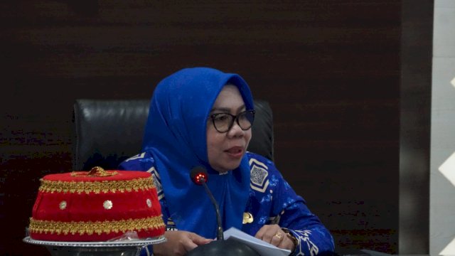  Sekretaris Daerah Kabupaten Gowa, Kamsina. (Istimewa)