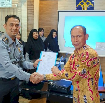 Tim Kanwil Kemenkumham Sulsel Harmonisasi Ranperda Kabupaten Barru dan Enrekang
