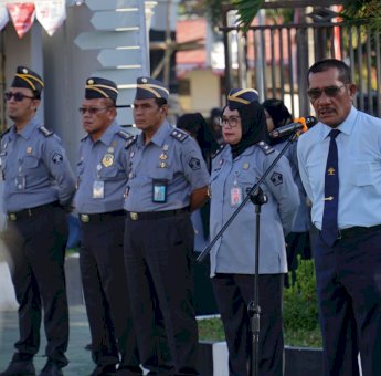 Liberti Sitinjak Dorong Pegawai Kanwil Kemenkumham Sulsel Agar Bekerja Ikhlas dan Bertanggungjawab