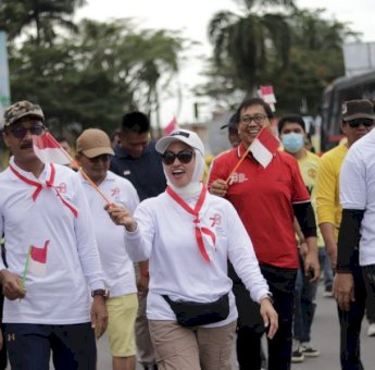 Kirab Bendera Merah Putih di Luwu Utara Pecahkan Rekor