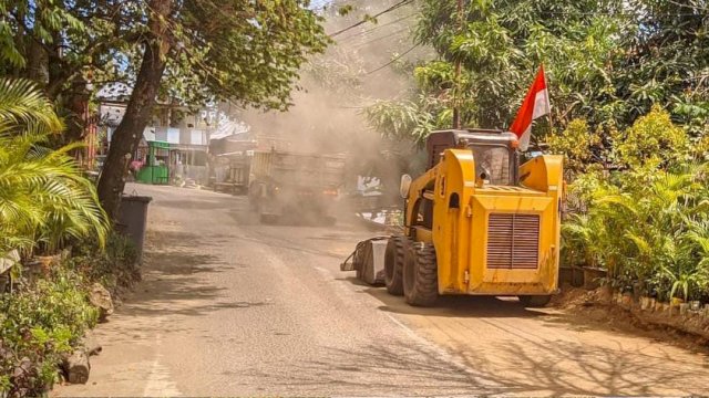 Dinas PUPR Pemkot Parepare Benahi Jalan di Wilayah Tonrangeng