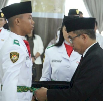 Kukuhkan Paskibraka Kutim Tahun 2023, Ini Pesan Bupati Ardiansyah