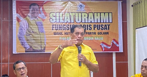 Temui Simpatisan, Nurdin Halid Target 30 ribu Suara di Sinjai