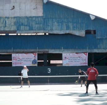 Gubernur Sulsel Harap Seluruh Peserta Turnamen Tenis Lapangan Jaga Sportifitas