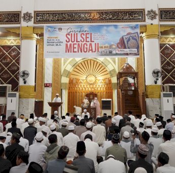 Hadirkan Ketum PP As’adiyah Sengkang, Gubernur Sulsel Gelar Gerakan Sulsel Mengaji di Wajo