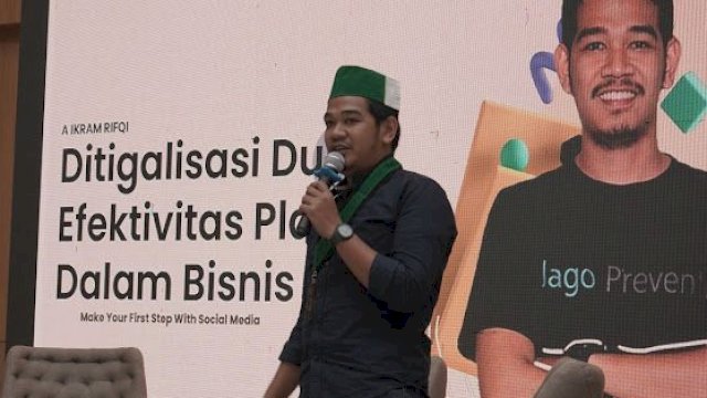 Ketua Umum Badko HMI Sulselbar, Andi Ikram Rifqi. (Istimewa)