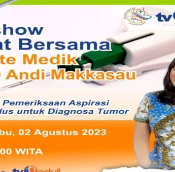 Dokter Yemima Tandiung Jadi Narsum Talkshow Sehat Bersama Komite Medik RS Andi Makkasau