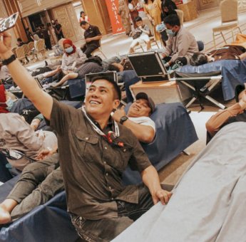 Aksi Sosial Donor Darah Lions Club dan PMI Diikuti Ratusan Peserta