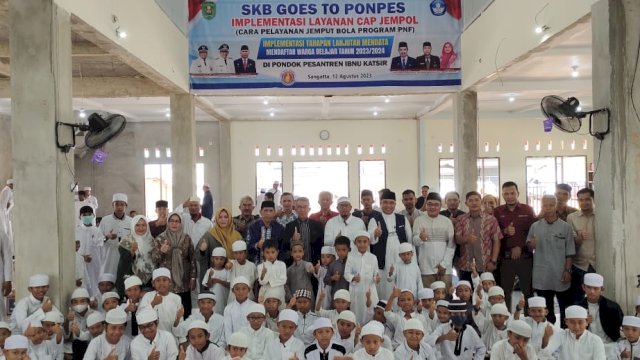 Implementasi Cap Jempol, Disdikbud Kutim Goes To Ponpes Ibnu Katsir
