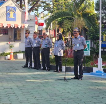 Penggunaan Seragam Dinas dan Atribut Baru Kemenkumham Sulsel Diharap Pacu Kedisiplinan Pegawai