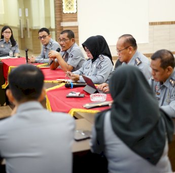 Evaluasi Kinerja Coach 42, Kakanwil Kemenkumham Sulsel Minta Tim Turun Lapangan