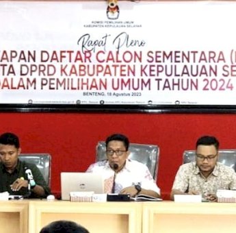 KPU Kepulauan Selayar Minta Tanggapan Masyarakat Terhadap Penetapan 260 DCS Bacaleg