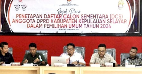 KPU Kepulauan Selayar Minta Tanggapan Masyarakat Terhadap Penetapan 260 DCS Bacaleg