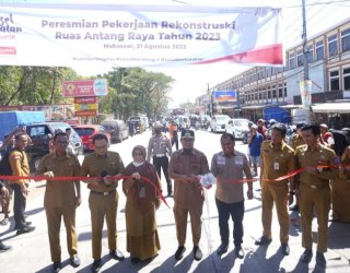 Gubernur Andi Sudirman Tuntaskan Jalan Rusak di Antang, Telah Mulus Dibeton