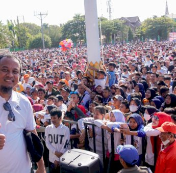 48 Ribu Warga Parepare Ikut Jalan Anti Mager Bersama Gubernur Andi Sudirman