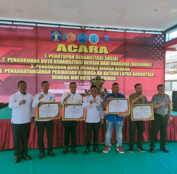 Lapas Narkotika Samarinda Berhasil Rehabilitasi 180 WBP, Jadi 15 UPT Terbaik se-Indonesia