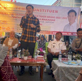 Eric Horas Reses di Bara-Baraya, Warga Keluhkan Soal Banjir dan Bantuan UMKM